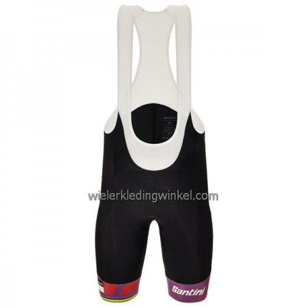 Fietsbroek Kort met Bretels 2022 UCI World Champion Wollongong Zwart